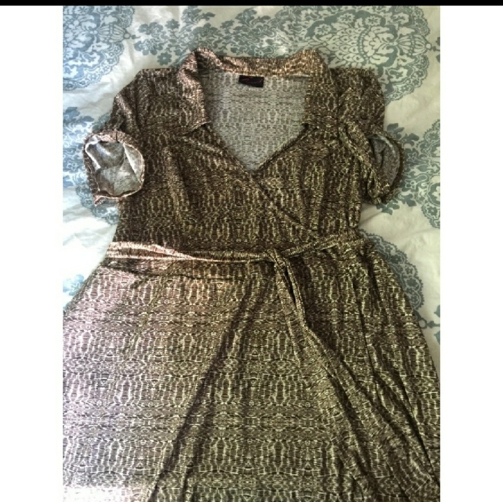 Torrid wrap-around dress
